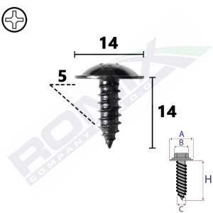 wkręt montażowy C80140