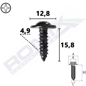wkręt montażowy C80141