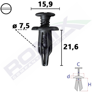 kołek rozporowy B25339
