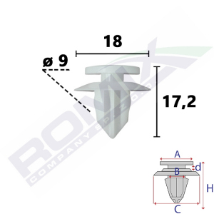 spinka tapicerska C10076