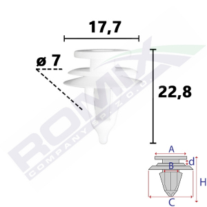 spinka tapicerska B18915