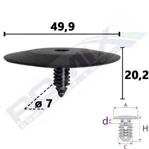 spinka wyciszenia B21007