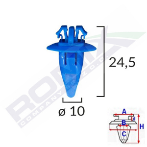 spinka listwy 80104