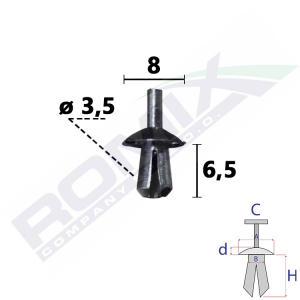 kołek rozporowy C10023