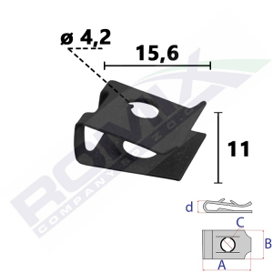 blaszka montażowa A82007